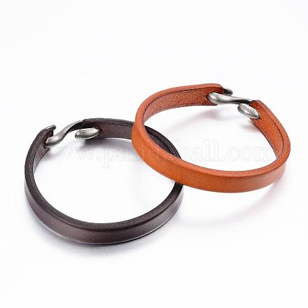 Cowhide Leather Bracelets BJEW-G575-09-1