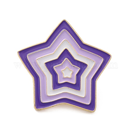 Pin de esmalte de estrella JEWB-O008-A03-1