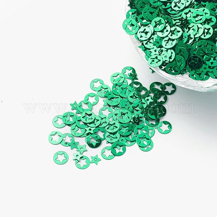 Ornement accessoires plastique paillette / paillettes perles PVC-E001-02-YD03-1