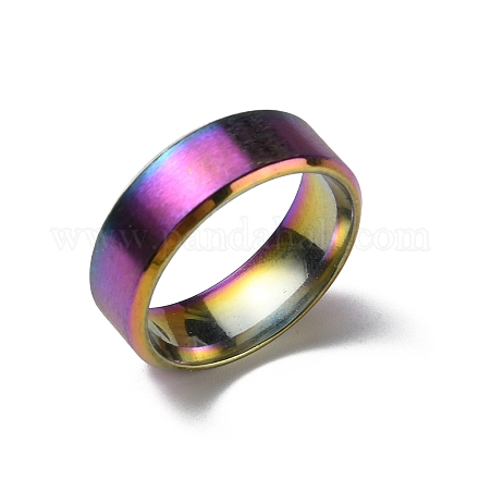 Anello Unisex In Acciaio Inox – Fascia Larga Liscia – Colore Argento – Tante Misure Disponibili - Foto 4