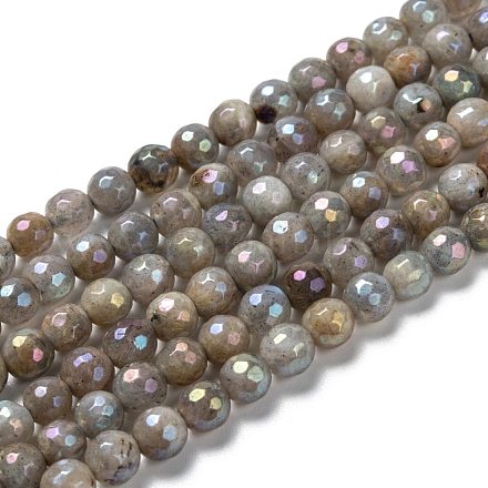 Chapelets de perles en labradorite naturelle  G-G723-01D-1