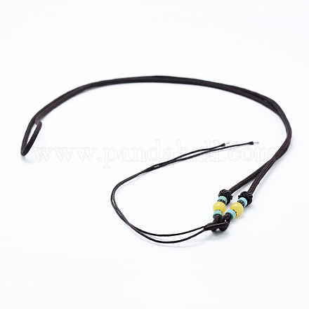 Nylon Cord Necklace Making MAK-I009-12-1