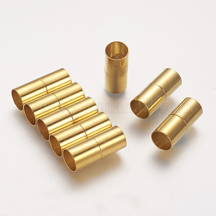 Rack Plating Brass Magnetic Clasps KK-J142-G-1