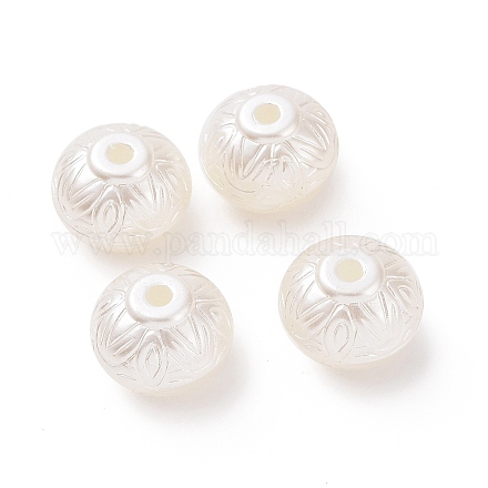 Perles d'imitation perles en plastique ABS OACR-C013-07-1