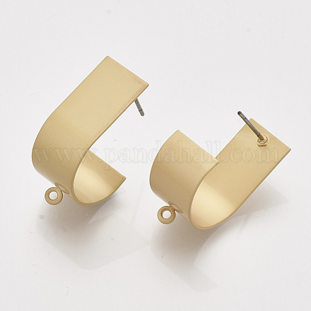 Accessoires de clous d'oreilles en fer X-IFIN-S703-28-1