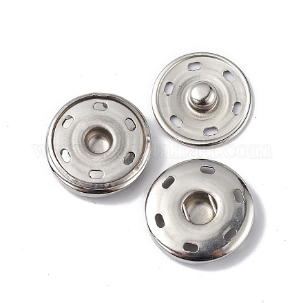 202 bouton pression en acier inoxydable BUTT-I017-01E-P-1