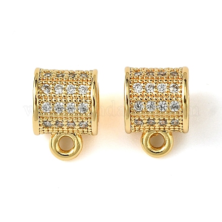 Латунные дужки из латуни с микропаве из кубического циркония KK-M277-09F-G-1