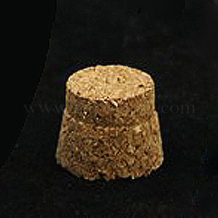 Bouchon de liège en bois AJEW-D031-01-1