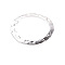 Brass Linking Rings for Jewelry Accessories, Ring, Silver, 16x1mm, Inner Diameter: 12.5mm