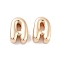 Rack Plating Alloy Pendants, Cadmium Free & Lead Free, Electroplate Nickel, Light Gold, Letter A, 9x6.5x4mm, Hole: 1.5x2.5mm