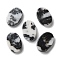 Natural Zebra Jasper Cabochons, Flat Oval, 18x12x3mm
