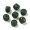 Handmade Lampwork Beads, Column, Dark Slate Gray, 11~13x10~11mm, Hole: 2~3mm
