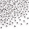 500Pcs Acrylic Beads, with Horizontal Hole, Letter, Flat Round, Letter Y, 7x4mm, Hole: 1mm