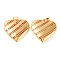 Rack Plating Brass Locket Pendant, with Enamel, Long-Lasting Plated, Heart, Real 18K Gold Plated, FireBrick, 29x28.5x6.5mm, Hole: 5.5x3.5mm, Inner Diameter: 16.5x21mm