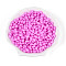 Opaque Colours Luster Glass Seed Beads, Round Hole, Oval, Magenta, 6.5~7x4~4.5mm, Hole: 0.9~1mm, about 2645pcs/pound