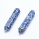 Perles de jaspe bleu naturel sans trou G-G760-J04-2