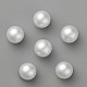 Sin agujero abs imitación de perlas de plástico redondo perlas MACR-F033-5mm-24-7