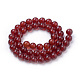 Natural Carnelian Beads Strands X-G-S259-32-6mm-2