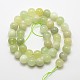 Naturel nouveau pierre de jade rondes chapelets de perles G-O039-16-6mm-3