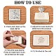 CRASPIRE Handmade Soap Stamp Mermaid Tail Stamp DIY Acrylic Stamp Soap Embossing Stamp Soap Chapter Imprint Stamp for Handmade Soap Cookie Clay Pottery Biscuits DIY Bridal Shower Gift DIY-WH0350-099-7