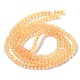 Chapelets de perles en verre transparent drawbench GLAD-Q012-4mm-08-4