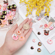 SUNNYCLUE 48 Pcs 12 Style Resin Cabochons CRES-SC0001-95-3