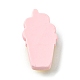 不透明樹脂模造食品デコデンカボション  ピンク  アイスクリーム  28x15x6.5mm RESI-R436-05E-2