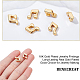 BENECREAT 50Pcs 18K Gold Plated Music Note Pendant Charm Brass Beads Top Drilled Beads Music Pendants for DIY Necklace Bracelet Earrings KK-BC0002-97-3