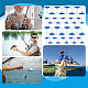 Unicraftale 80pcs 2 estilos pesca de acero inoxidable zip slider booms KY-UN0001-03-5