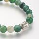 Natural Gemstone Beads Stretch Bracelets BJEW-JB02723-4
