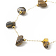 Bracelet en perles de pierres précieuses mélangées naturelles BJEW-JB09941-3