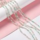 Electroplate Glass Beads Strands EGLA-S192-001A-B13-2
