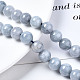 Quartz naturel teints chapelets de perles rondes G-R173-10mm-03-4