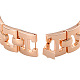Valentine cadeaux de jour des idées pour la petite amie de haute qualité montre strass bracelet en acier inoxydable WACH-A004-02RG-6