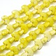 White Bear Natural Yellow Mustard Jasper Beads Strands G-A128-AL08-1