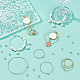Pandahall elite bricolage fil anneau goutte boucle d'oreille bricolage kit de fabrication STAS-PH0003-29-3