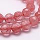 Cherry Quartz Glass Beads Strands G-D840-43-10mm-3