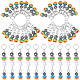 arricraft 100 Pcs Pride Beads Stitch Markers AJEW-AR0001-47-1