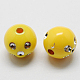 Plating Acrylic Beads PACR-S186-8mm-M-2