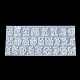 Силиконовые Молды для подвесок в готическом стиле с буквами a~z своими руками SIMO-H012-04-4