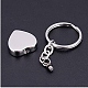 201 Stainless Steel Pet Memorial Urn Ashes Keychain BOTT-PW0001-036P-I-2