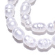 Fili di perle di perle d'acqua dolce coltivate naturali PEAR-N012-03J-3