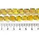 Natürliche gelbe Fluorit Perlen Stränge G-G053-B07-01-5