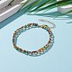 Bracelets ronds en perles de rocaille doublées d'argent BJEW-JB05870-04-5