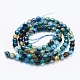 Chapelets de perles d'agate naturelle G-E469-12D-2