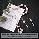 Perlas naturales de cuarzo rosa G-TA0001-15-12