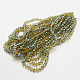 Electroplate Glass Faceted Rondelle Beads Strands EGLA-D020-8x5mm-M-3