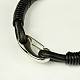 Bracelets de cordon en cuir BJEW-C337-1-2
