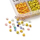 130 g de perles de rocaille en verre opaques de 10 styles. SEED-YW0002-42-2