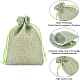 BENECREAT 24 PCS 12 Color Burlap Bags with Drawstring Gift Bags Jewelry Pouch for Wedding Party and DIY Craft ABAG-BC0001-15-4